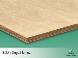 Bükk rétegelt lemez 4mm bútorlap